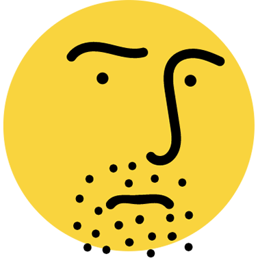 yellow worried face